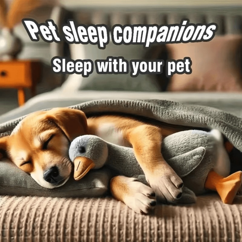 20Inch Plush Duck Toy For Pets Anxiety Relieving Pet Toy For Cats Dogs Soft Colorful Companion 1