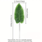 10PCS Artificial Banana Leaf Palm Branches Realistic Green Foliage Decoration For Wedding Christma 5