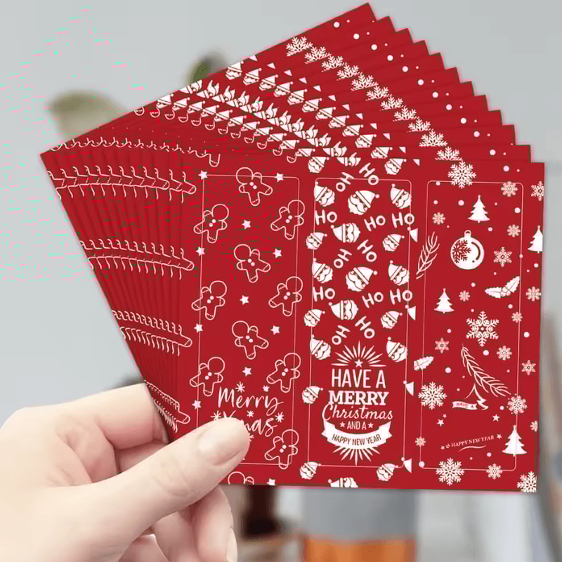 90Pack Christmas Stickers For Gifts Holiday Gift Wrapping Labels Merry Christmas Decorative Stick 6