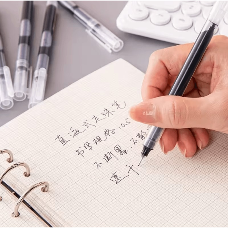 10Pack Gel Pens Set Kawaii Gel Pens HighQuality NeedleType Liquid Ballpoint Pens For School Offic 5