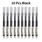10Pack Gel Pens Set Kawaii Gel Pens HighQuality NeedleType Liquid Ballpoint Pens For School Offic 6