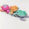 Set Of 3D Printed Turtle Figurines With Movable Joint Desk Ornaments Creative Desktop Decorations A 4