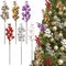 10Pack Christmas Berry Decorations Artificial Berry Bouquet Set For Xmas Tree Ornaments And Holida 1