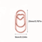 100PCS Mini Heart Shaped Paper Clips Cute Decorative Paperclips For Office School Home Organizatio 4