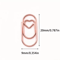 100PCS Mini Heart Shaped Paper Clips Cute Decorative Paperclips For Office School Home Organizatio 4