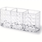 Clear Acrylic Makeup Brush Holder Clear Cosmetic Organizer Desk Brush Storage Case For Makeup Too 5