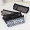 Clear Transparent Pencil Case Mesh Stationery Organizer Cute School Supplies Pencil Case For Girls 2