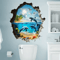 1PC 3D Wall Decal Ocean World Ocean Theme Wall Sticker SelfAdhesive PVC Home Decor 4