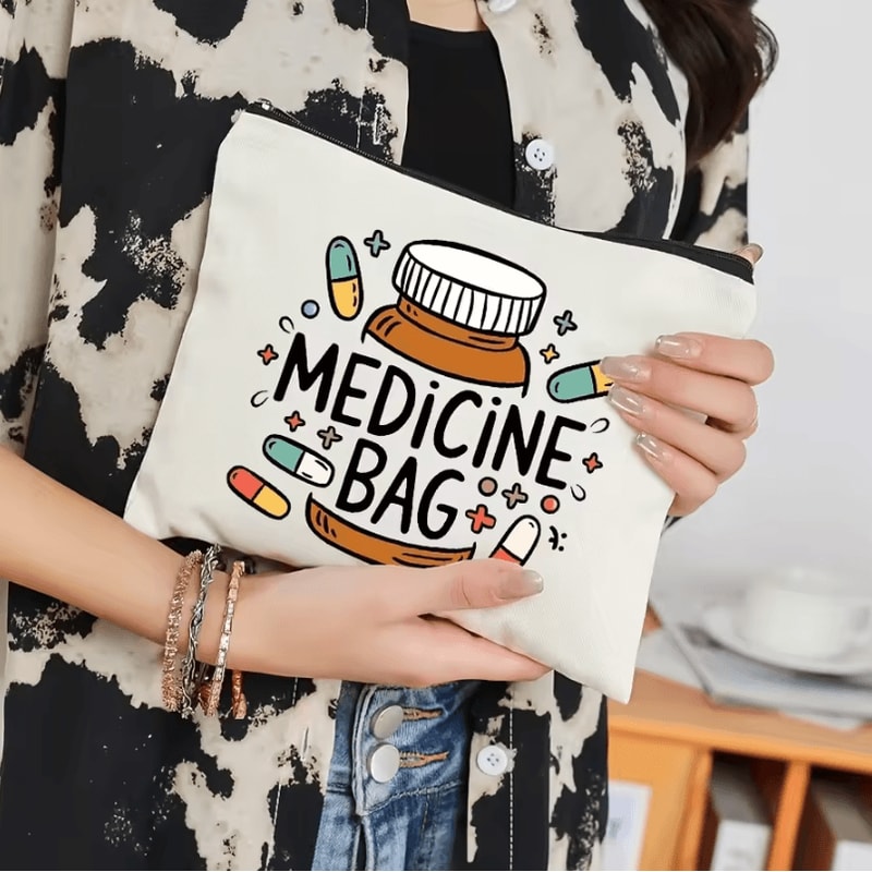 Cosmetic Organizer Bag Travel Makeup Pouch With Large Capacity Storage Case Foldable Durable Zipp 0