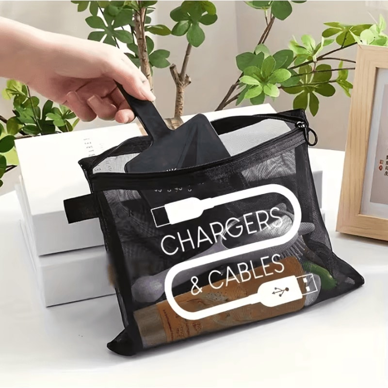 Makeup Brush Storage Bag Portable Toiletry Pouch With Large Capacity Cosmetic Organizer Zipper Clo 2