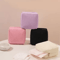 Makeup Toiletry Storage Bag Solid Color Sanitary Napkin Organizer Bag Large Capacity Travel Pouch 1