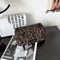 Leopard Makeup Bag Large Cosmetic Organizer Case BoxShaped Zipper Travel Beauty Storage Bag 3