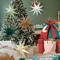 5Pack Christmas Hanging Ornaments Paper Star Tree Decorations Colorful Xmas Party Decor For Holida 1