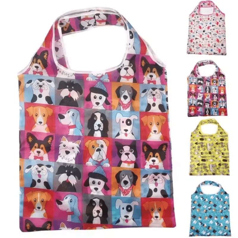 Reusable Shopping Bag Foldable Nylon Foldable Grocery Tote Lightweight Nylon Shopping Bag And Dura 0