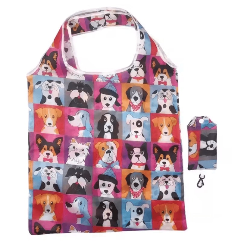 Reusable Shopping Bag Foldable Nylon Foldable Grocery Tote Lightweight Nylon Shopping Bag And Dura 1