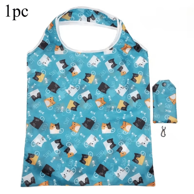 Reusable Shopping Bag Foldable Nylon Foldable Grocery Tote Lightweight Nylon Shopping Bag And Dura 8