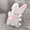 Creative Hair Accessory Little Rabbit Texture Cute Hair Clip Sweet Ponytail Holder For Women 3