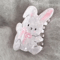 Creative Hair Accessory Little Rabbit Texture Cute Hair Clip Sweet Ponytail Holder For Women 3