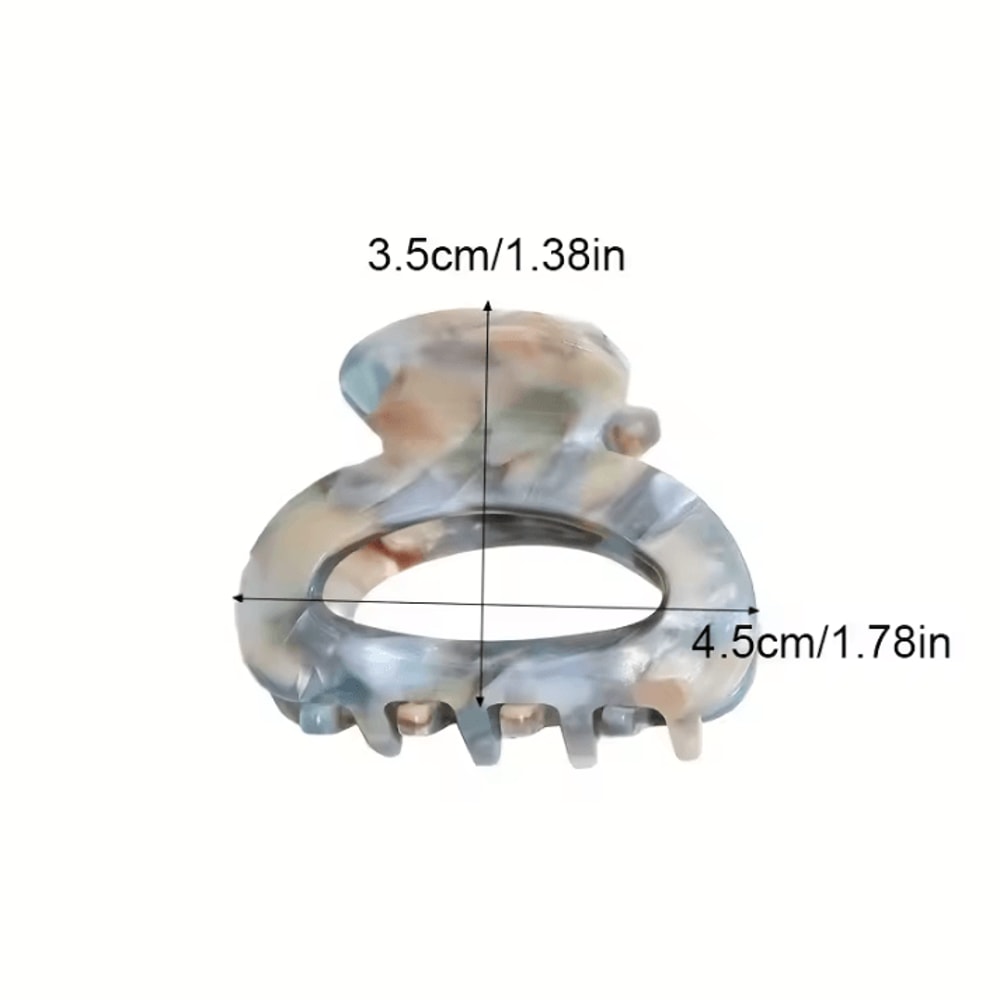 Elegant Oval Hair Claw Clip Womens Hair Claw With Secure Grip Hair Clip For Sophisticated Style 5