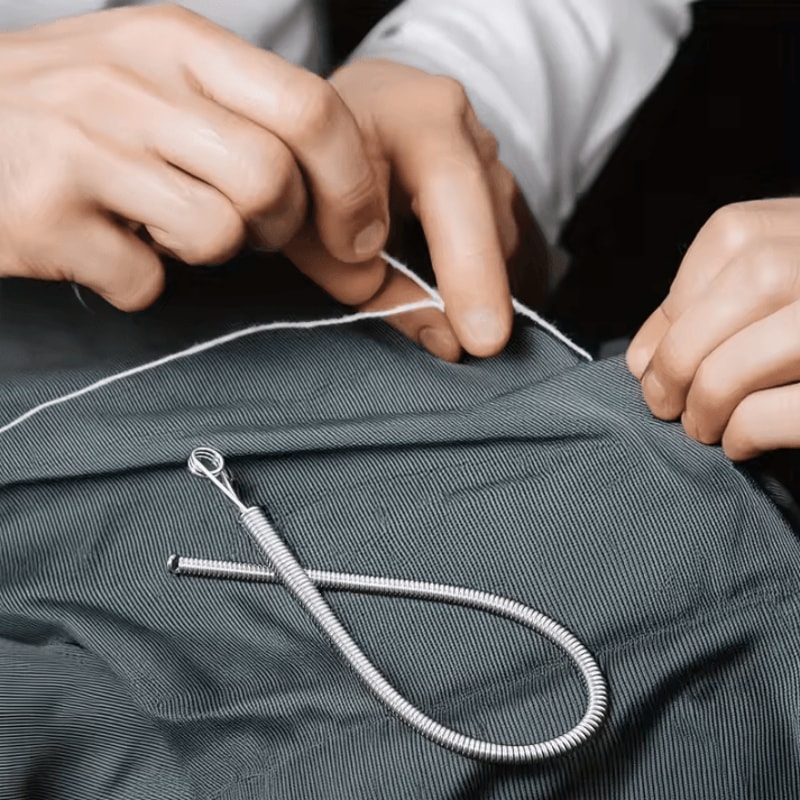 5Pcs SpringAssisted Drawstring Tool Drawstring Threading Tool For Elastic Waistband Sewing Tool An 1