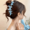 Sheer Butterfly Claw Clip Pearl Rhinestone Hair Clip With Fairycore Hair Accessories For Elegant S 0