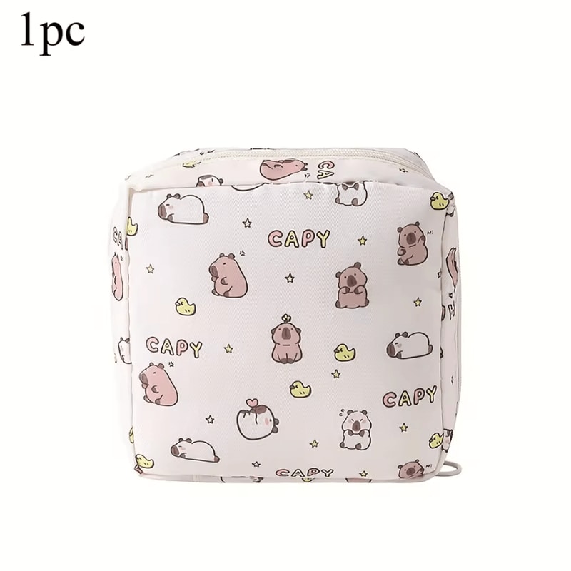 Polyester Travel Organizer Bag MultiFunctional Storage Pouch Portable Makeup Organizer For Cosmet 8