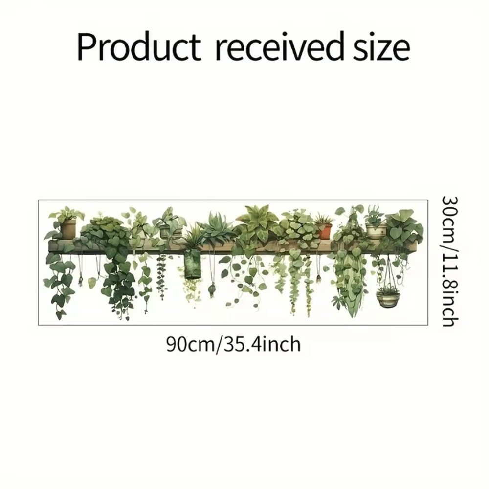 Chic Plant Vine Wall Decal Removable Vinyl Wall Sticker For Living Room Wall Decor Bedroom Entrywa 5