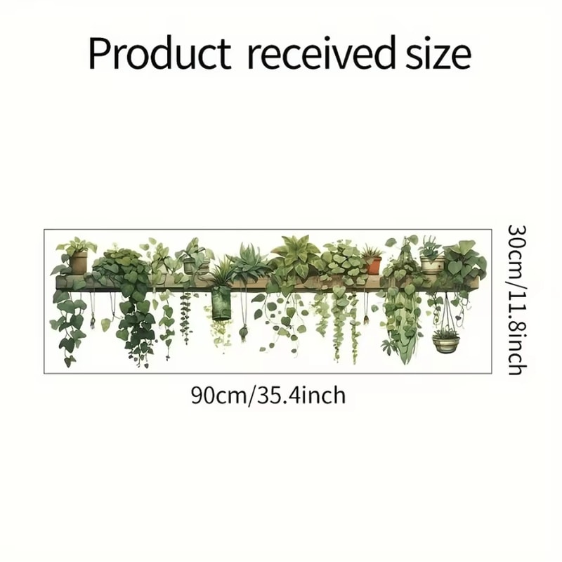 Chic Plant Vine Wall Decal Removable Vinyl Wall Sticker For Living Room Wall Decor Bedroom Entrywa 5