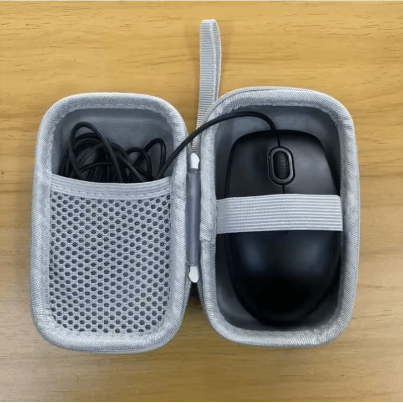 Durable Tech Accessory Storage Box EVA Mesh Pocket Organizer With MultiCompartment Storage Bag Zi 1