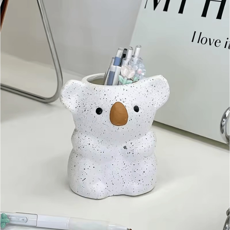 Adorable Cute Koala Planter Animal Flower Pot Decor For Succulent Bonsai Pot And Tabletop Garden O 1