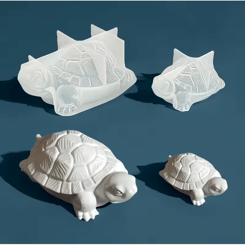 3D Turtle Candle Mold Sea Turtle Silicone Mould For DIY Candle Making Kit Beach Lovers Craft Proj 1