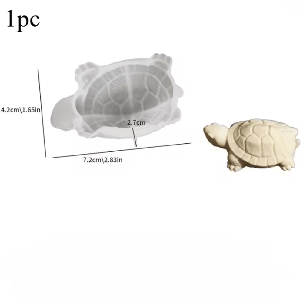 3D Turtle Candle Mold Sea Turtle Silicone Mould For DIY Candle Making Kit Beach Lovers Craft Proj 5