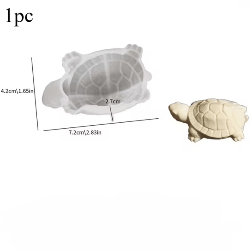 3D Turtle Candle Mold Sea Turtle Silicone Mould For DIY Candle Making Kit Beach Lovers Craft Proj 5
