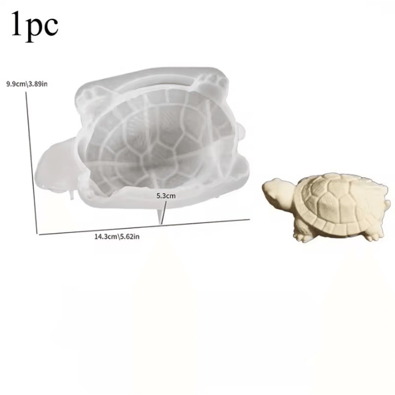 3D Turtle Candle Mold Sea Turtle Silicone Mould For DIY Candle Making Kit Beach Lovers Craft Proj 6
