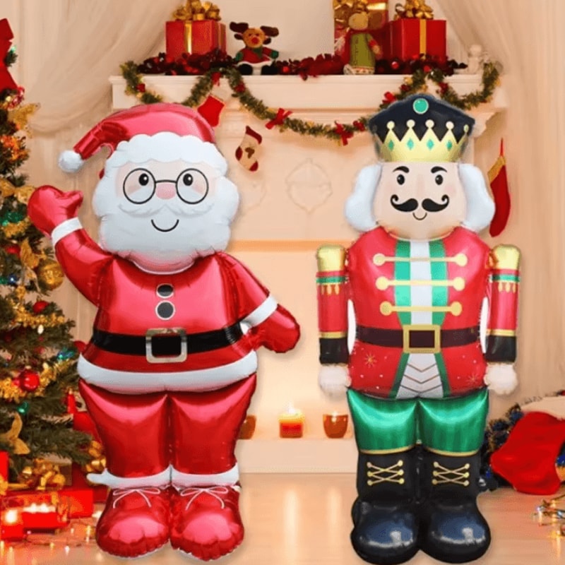 Standing Foil Balloon Christmas Balloon For Festive Xmas Party Decor Holiday Home Decorations 1