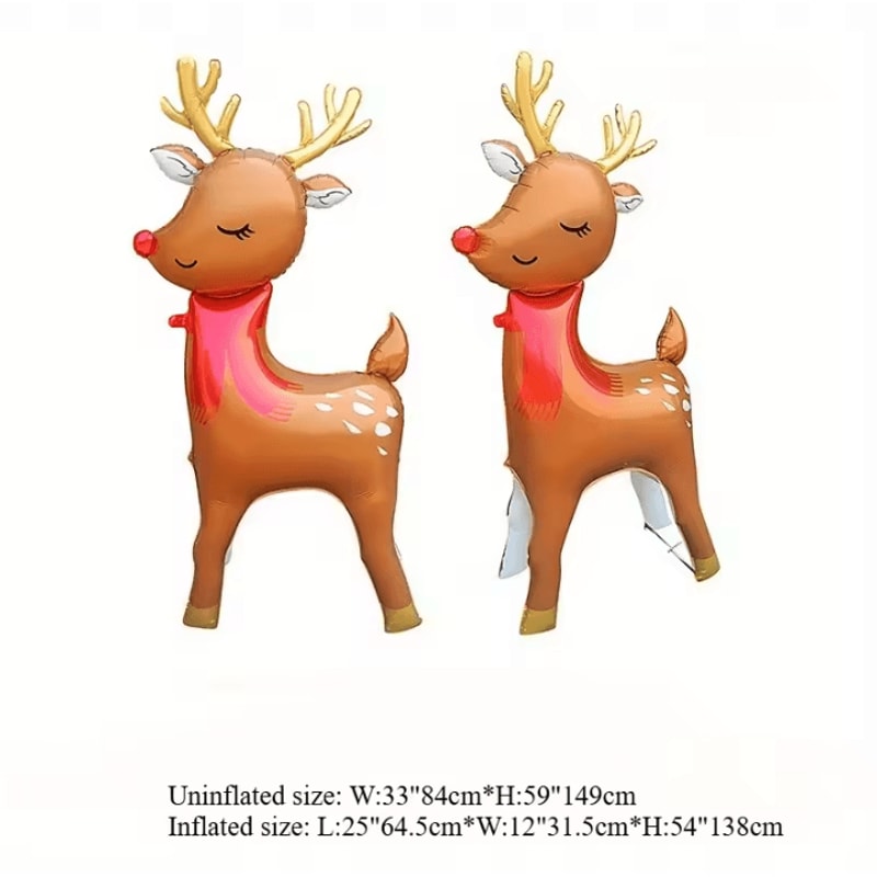 Standing Foil Balloon Christmas Balloon For Festive Xmas Party Decor Holiday Home Decorations 2