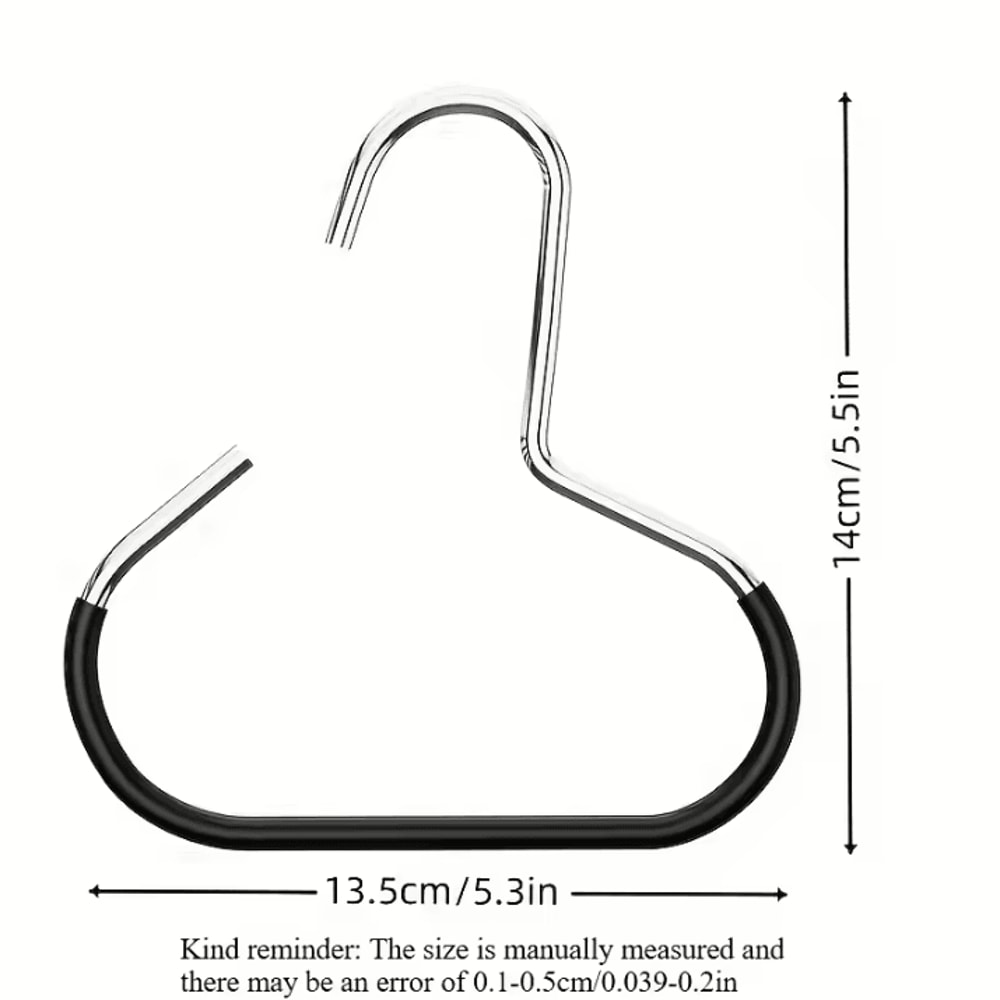 Durable Stainless Steel Hat Hanger NonSlip Hanging Hooks For Wardrobe Storage Organizer MultiPurp 5