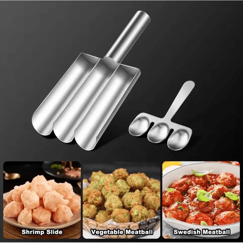 EasyRelease NonStick Meatball Maker EasyRelease Meatball Spoon Manual Kitchen Tools For Effortles 3