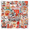 50Pcs Random Lion Dance Stickers Chinese Style Sticker Pack With Cute Animal Decals For Scrapbooki 2