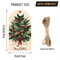 48Pcs Vintage Christmas Gift Tags 354 By 197 In Holiday Packaging Labels With Hemp Rope For Christ 5