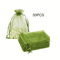 50Pcs Organza Drawstring Bags 394 By 591 In Sheer Fabric Gift Pouches For Wedding Favor Bags 1