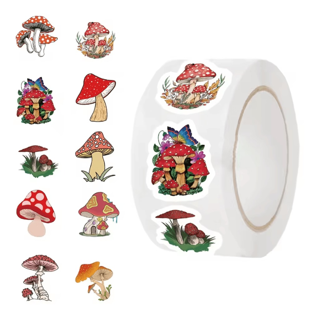 500Pcs Reward Stickers Roll Cute Cartoon Stickers For School Sticker Decals And Scrapbooking Decor 1