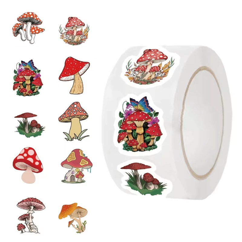 500Pcs Reward Stickers Roll Cute Cartoon Stickers For School Sticker Decals And Scrapbooking Decor 1