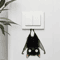 1Pc Funny Cartoon Switch Stickers Funny Bat Wall Decals For Home Decor Sticker In Living Room And 2