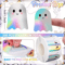 500Pcs Halloween Stickers Set Holographic Ghost Stickers Waterproof For Party Decoration Supplies 4