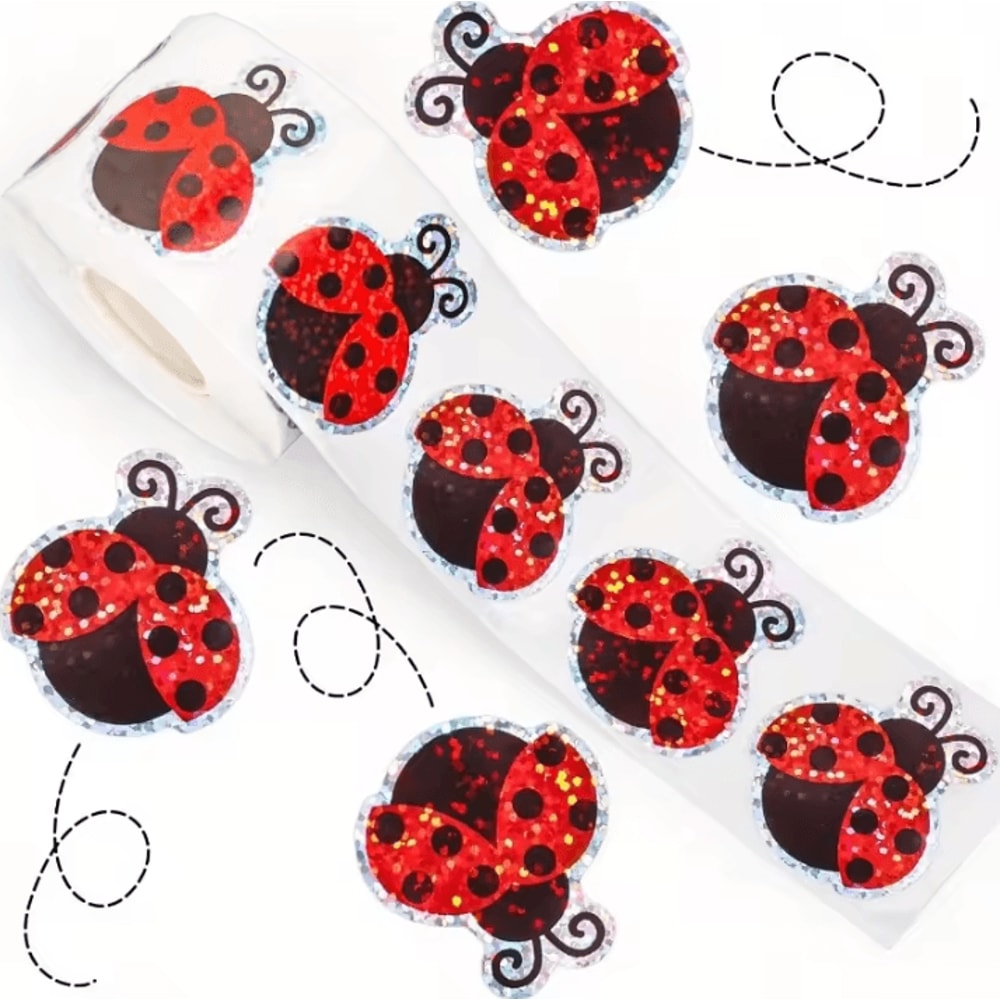 500Pcs Halloween Stickers Set Holographic Ghost Stickers Waterproof For Party Decoration Supplies 7