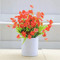 2Pcs Artificial Flower Bouquets Plastic Fake Flowers For Table Centerpiece Decor And Home Accents 2