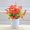 2Pcs Artificial Flower Bouquets Plastic Fake Flowers For Table Centerpiece Decor And Home Accents 2