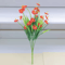 2Pcs Artificial Flower Bouquets Plastic Fake Flowers For Table Centerpiece Decor And Home Accents 4