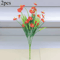 2Pcs Artificial Flower Bouquets Plastic Fake Flowers For Table Centerpiece Decor And Home Accents 6